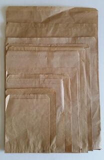 Flat Brown Paper Bags - 255x330 - No.8 - Fortune